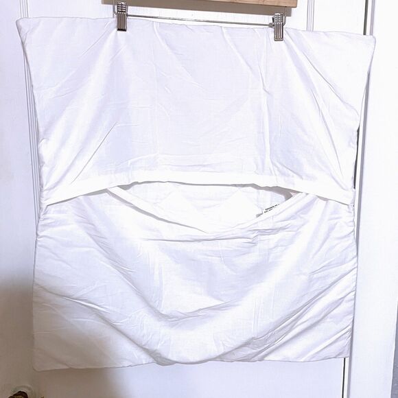 Wamsutta Vintage Linen Cotton Floral Quilted EURO Pillow Sham Square 26 x 26 - Picture 2 of 5